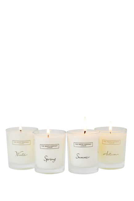 Four Seasons Mini Votive Candle Collection Gift Set